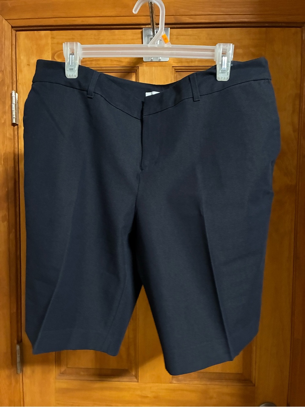 Classic Navy Dress Bermuda Shorts